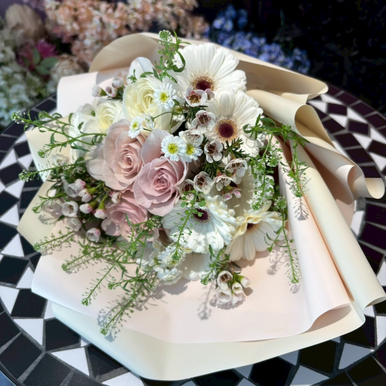 優しさあふれる花束を…