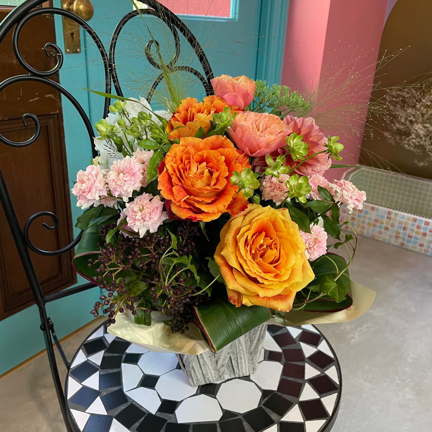 arrangement -orange-