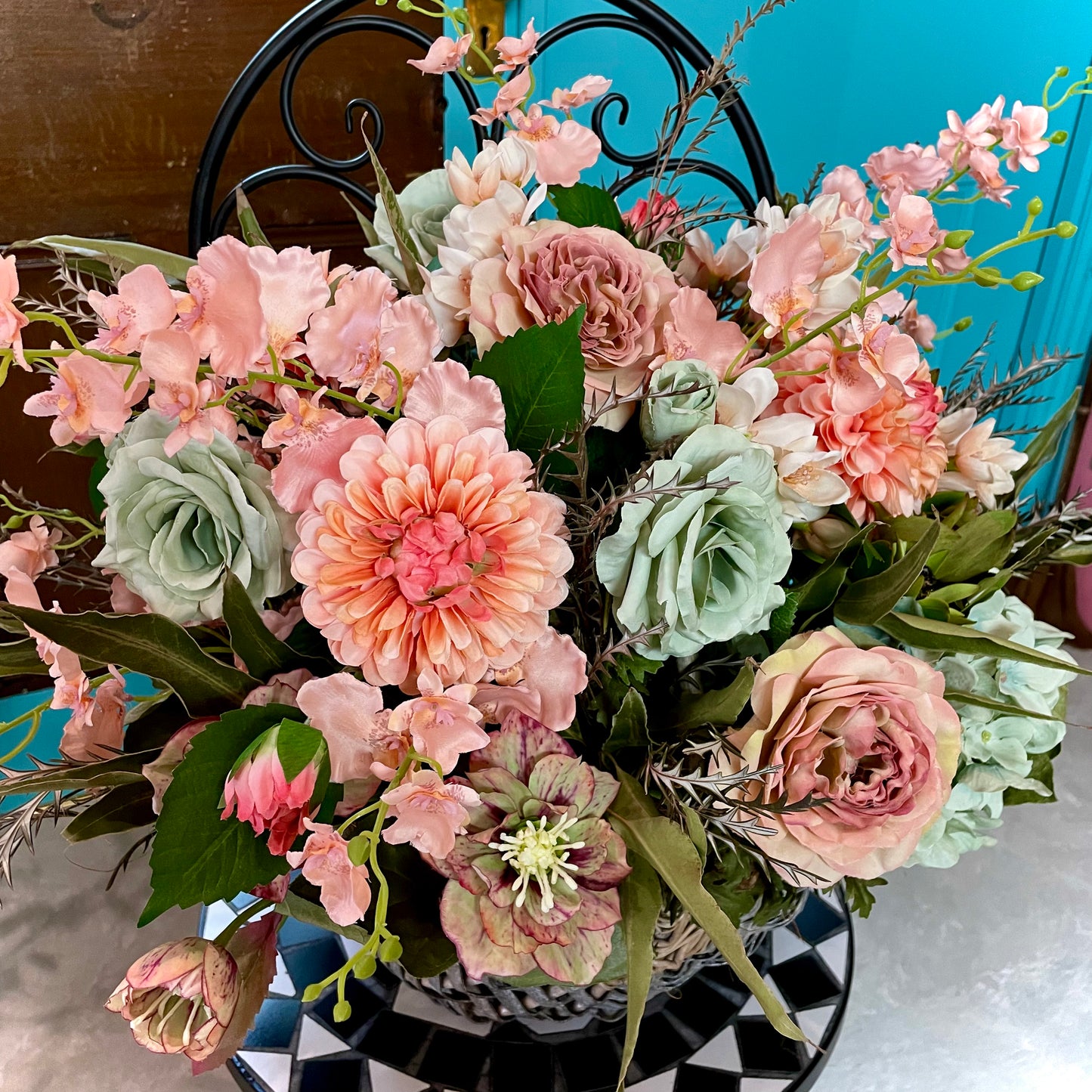 artificial flower -dahlia-