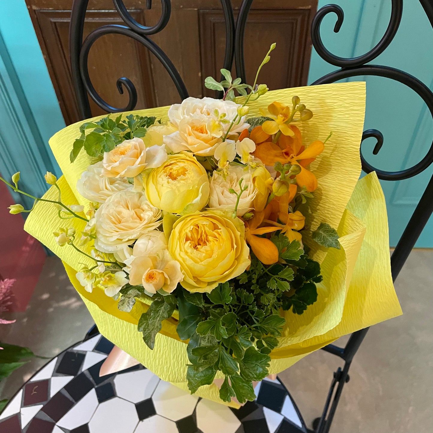 bouquet -yellow-